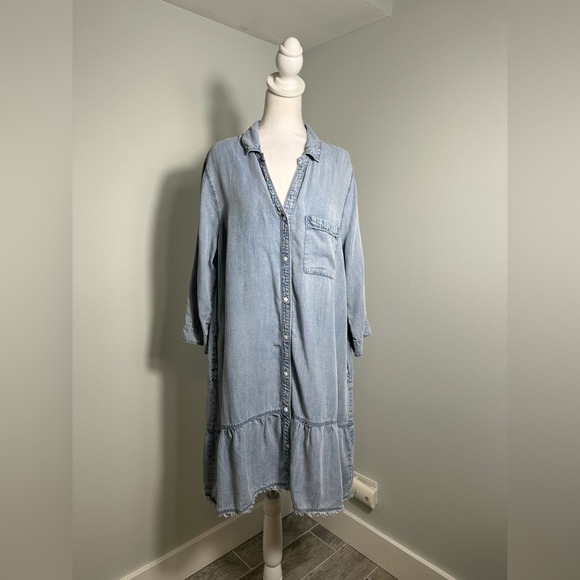 MELISSA NEPTON  Nancy ftencel denim dress  Size XL - Picture 3 of 17